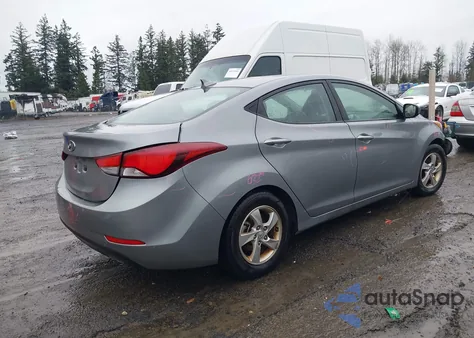 2014 Hyundai Elantra Se z USA, uszkodzony, nr VIN KMHDH4AE6EU159905